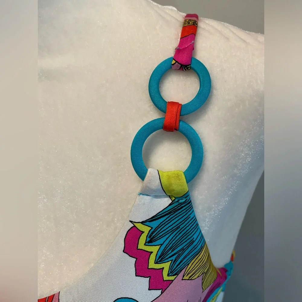 NWT Trina Turk Fontaine Twist Back Convertible One Piece Swimsuit - Picture 6 of 16